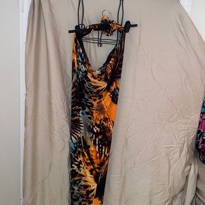 Multi style dress can wear diff ways